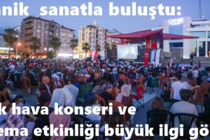Canik'te Konser ve Sinema Şöleni 